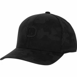 Puma Camo Pattern P110 Snapback Headwear Cap Golf Apparel -Clothing Tops Sales Store puma camo pattern p110 snapback headwear 3