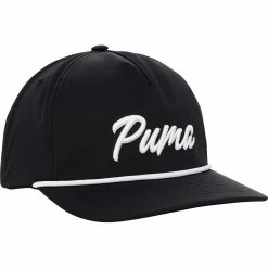 Puma Script Rope Snapback Headwear Cap Golf Apparel